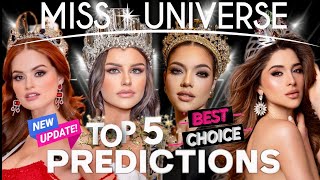 BEST TOP 5 PREDICTION MISS UNIVERSE 2024SEPTEMBER EDITION [upl. by Einnob]