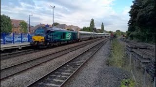 DRS 68009 and Chiltern Railways 68011 at Princes Risborough 040924 [upl. by Case]