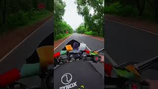 Asphalting in between Greens on black tarmac travel  viralshorts motovlog [upl. by Veradi946]