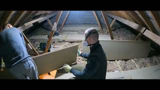 Full Loft Boarding with insulation [upl. by Pickard788]