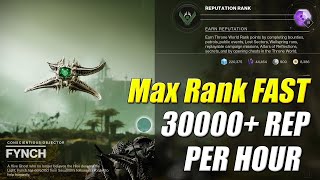 Destiny 2 Fastest Throne World Reputation Farm 30k Rep Per Hour Fynch [upl. by Berenice]