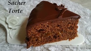 Torta Sacher o Sachertorte RICETTA ORIGINALE [upl. by Ahsilet774]