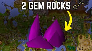 Loot From 2 Gem Rocks︱Old School Runescape [upl. by Aurlie]