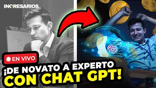 🤯 Cómo usar chatgpt y pasar de novato a experto en INVERSIONES [upl. by Ahsitruc]