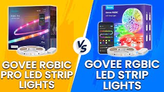 Govee RGBIC Pro vs Govee RGBIC  Which LED Strip Lights Wins Key Differences Explained [upl. by Kalie]