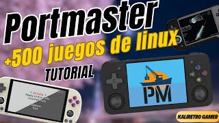 Portmaster Tutorial Desde Cero 🔥 anbernic trimui smart pro powkiddy y más consolas [upl. by Eihpos]