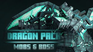 Minecraft Mobs amp Boss Showcase  Dragon Pack [upl. by Lachus]