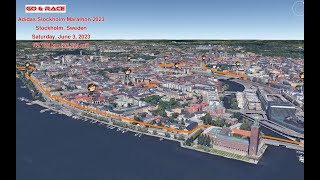 Adidas Stockholm Marathon 2023 fly over the race path [upl. by Herschel438]