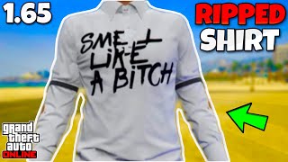 How To Get RIPPED SHIRT GLITCH In GTA 5 ONLINE 167 NO LOSING OUTFITS [upl. by Learsiy]