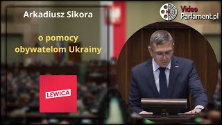 Arkadiusz Sikora  o pomocy obywatelom Ukrainy [upl. by Feodora]