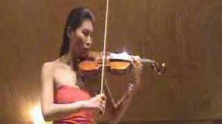 Violinist Tina Chen performs Waxman Carmen Fantasy part 2 [upl. by Hobey]