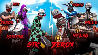 NON VBadge Vs VBadge Youtubers 🔥 🇳🇵🇧🇩🇮🇳 LEGENDS  Garena Free Fire [upl. by Annehcu]