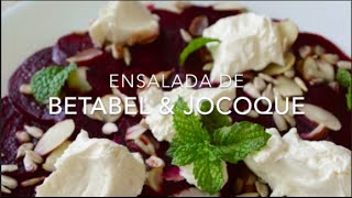 ENSALADA DE BETABEL amp JOCOQUE  Recetas fáciles Pizca de Sabor [upl. by Flin764]