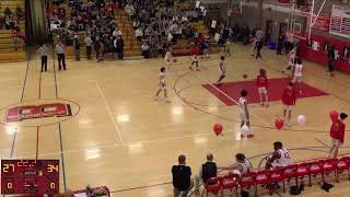 Branford High School vs Sheehan High School Mens Varsity Basketball [upl. by Arocahs]