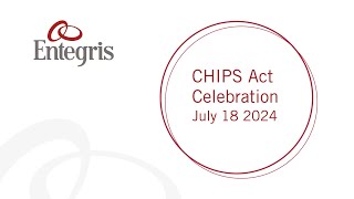 CHIPS Act Celebration July 18 2024 [upl. by Frankhouse478]