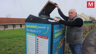 Marchémoret ► Une borne de collecte de biodéchet incite les habitants à mieux trier [upl. by Atsyrt]