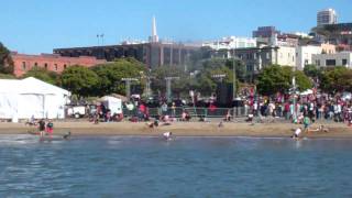 Sea Scouts Whaleboat sailing in Aquatic Park [upl. by Abey]