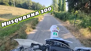 Test Husqvarna 300  Test Beta 75  enduro con le gomme lisce [upl. by Ariet977]