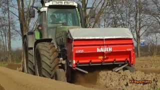 Fendt 820 Vario beim Spargel aufdämmenHD [upl. by Tudela531]