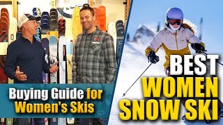 Best Women Snow Ski 2024  Buying Guide for Women Skis [upl. by Epilif71]