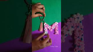 MS Letter Key Chain Ideas diy keychainmakingathome craft [upl. by Anitsugua147]