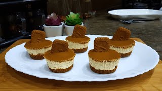 Mini Lotus Cheesecake Recipe  No Bake Lotus Cheesecake [upl. by Sonafets]