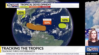 Tropics Update Still Tracking Multiple Disturbances In The Atlantic [upl. by Ahsenyt]