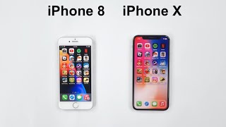 iPhone 8 vs iPhone X in 2024  SPEED TEST [upl. by Ute646]