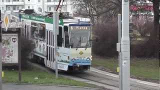 Straßenbahn Plauen  Endhaltestelle Südvorstadt [upl. by Nnaeirrac]