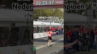 NK Masters kampioen 🏆 en een nieuw PR hardlopen marathon demooiste [upl. by Adlih17]