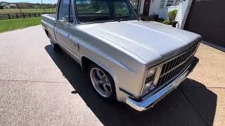 81 C10 chevy Square body is completed restoration painting c10 squarebodychevy basecoat [upl. by Cathrin]