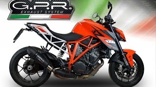 KTM SUPERDUKE 1290 GPR EXHAUST SYSTEMS VIDEO CATALOGUE SCARICO GPR SUPERDUKE VIDEO CATALOGO [upl. by Brent]