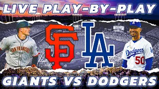 San Francisco Giants vs Los Angeles Dodgers  Live PlayByPlay amp Reactions [upl. by Nnylsaj352]