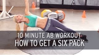 10 Minute Ab Workout How to Get a Six Pack [upl. by Narah]