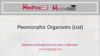 Pleomorphic Organisms Lists [upl. by Itnahs]