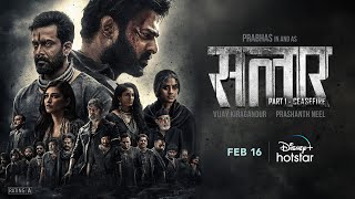 Salaar in Hindi 16th Feb  Prabhas  Prithviraj  Shruthi Haasan  DisneyPlus hotstar [upl. by Krakow]