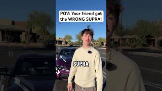 He bought the WRONG SUPRA 😳 supramk5 carguys carguy cartok cars [upl. by Ydurt280]