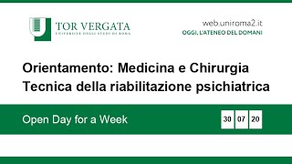 Orientamento Tecnica della riabilitazione psichiatrica – Open Day for a Week [upl. by Capriola445]