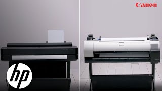 Differences between the HP DesignJet T650 Plotter and the Canon TA30  DesignJet Printers  HP [upl. by Ready]