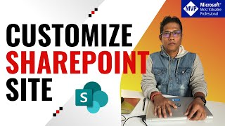 How to Customize a SharePoint Online Team Site or Communication Site 2024 [upl. by Arinay]