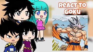 Past Sayians React To Goku Dragon Ball  React to goku  reaction As Goku [upl. by Dymphia]