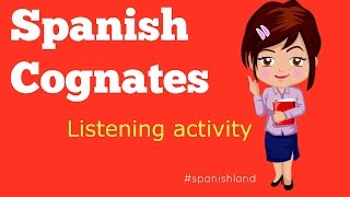 Cognados en Español  Spanish Cognates [upl. by Atal]