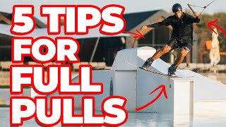 How to Stay On Rails  Full Pull Every Time with 5 Simple Steps  Wakeboarding Tutorial [upl. by Nylasoj]