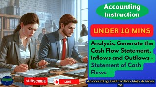 Analysis Generate the Cash Flow Statement Inflows and Outflows  Statement of Cash Flows [upl. by Attenreb]