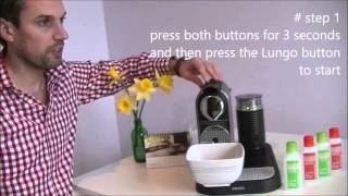 ✨ How to Descale a Nespresso in 3 simple steps [upl. by Annavoeg]