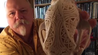 UNBOXING Hand Carved Bear Skull [upl. by Yrrek]