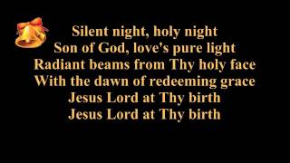 Silent night lyrics  Christmas carol  Christmas song 2011  piano and voice music [upl. by Nivled191]