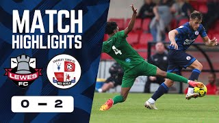 EXTENDED HIGHLIGHTS  Lewes vs Crawley Town [upl. by Rubbico193]