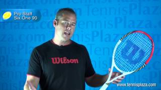 Wilson ProStaff SixOne Series Product Overview at Tennis Plaza [upl. by Ahseram]