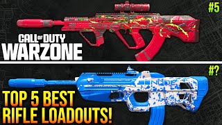 WARZONE Top 5 META ASSAULT RIFLE LOADOUTS After Update WARZONE Best Weapons [upl. by Eeramit]